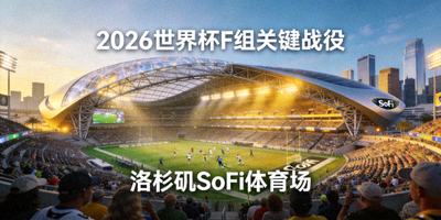 2026世界杯F组关键战役将在洛杉矶SoFi体育场举行，该体育场是世界上最先进的体育场之一，拥有独特的设计